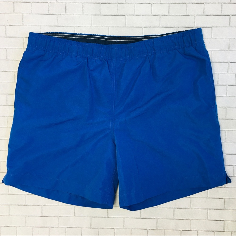 Men’s Lands End Blue Swimming Trunks Swimsuit